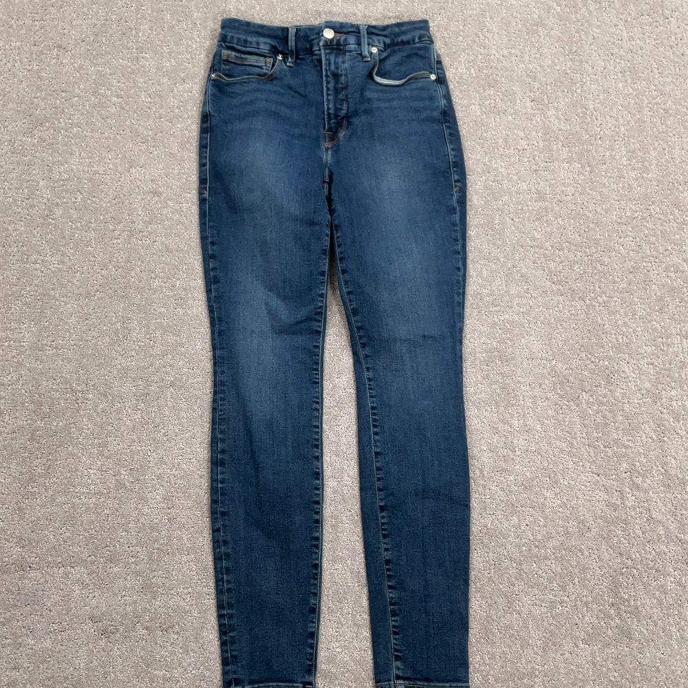 Good American Jeans Women 6/28 Blue‎ Skinny GLDEV873T Cotton Stretch Denim Slim